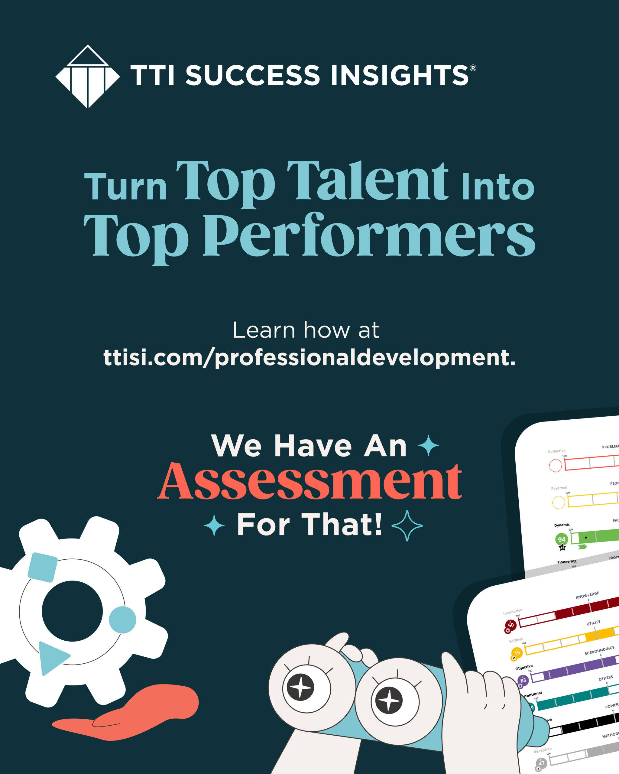 we have an assessment for that – Professional Development